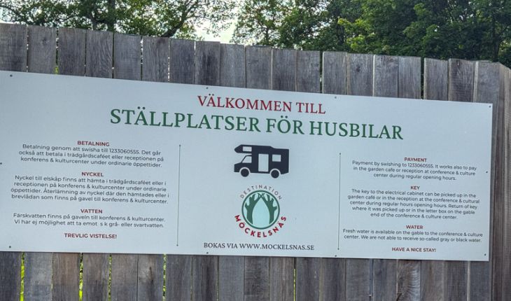 Möckelsnäs - Årets första överkryssade husbil